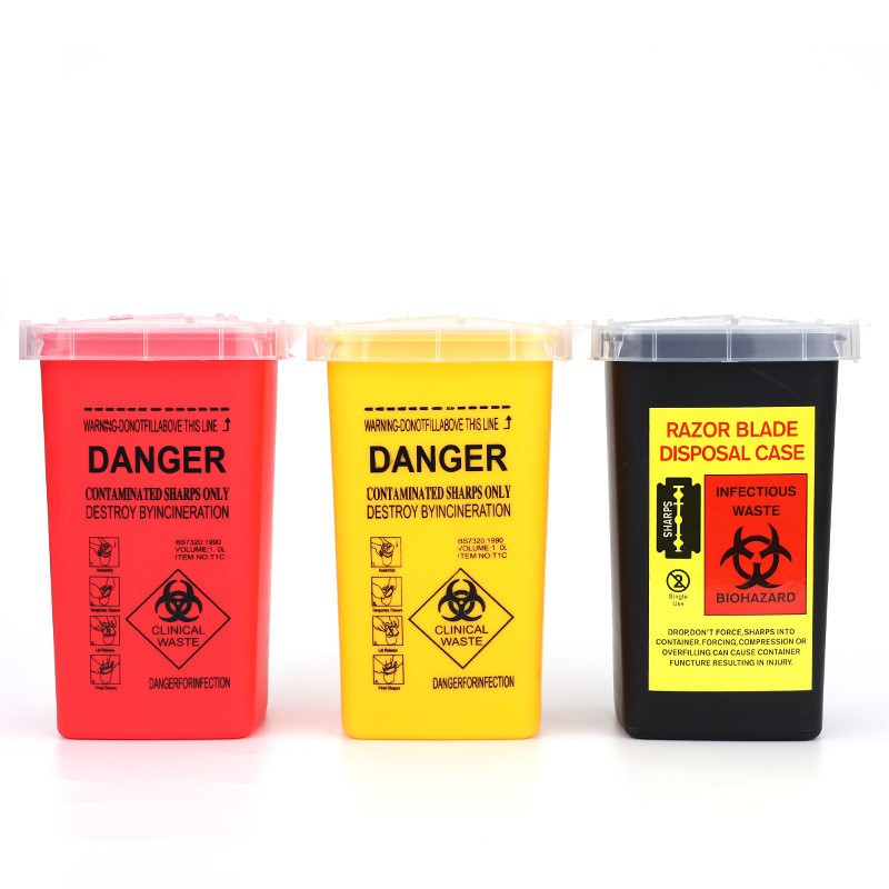 TA008 Tattoo Sharps Collection Bucket Trash